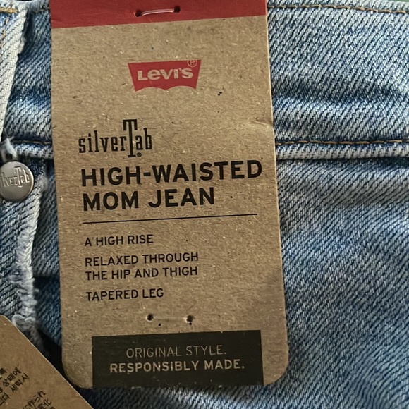Levi’s Silver Tab high waisted mom jeans size 29 - Picture 4 of 5